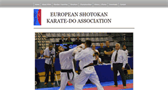 Desktop Screenshot of eska-karate.org
